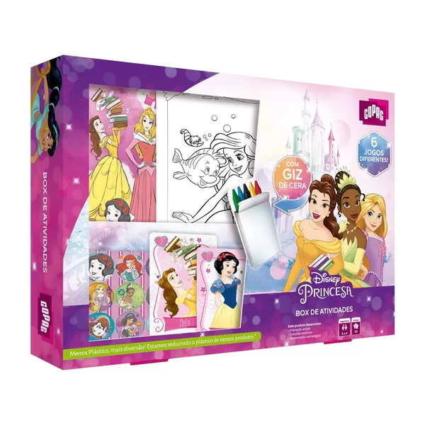 03 kit de atividades princesas disney