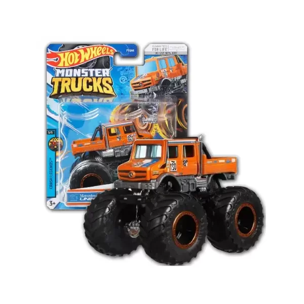 02 carrinho monster trucks hot wheels unimog