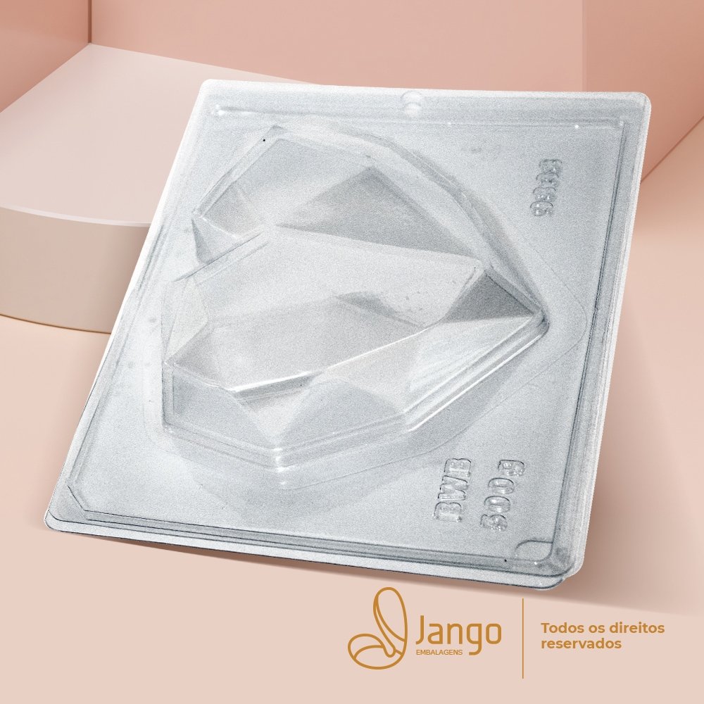 Forma BWB 9838 Coração Lapidado 500g (unidade) Forma BWB 9838 Coração Lapidado 500g (unidade)
