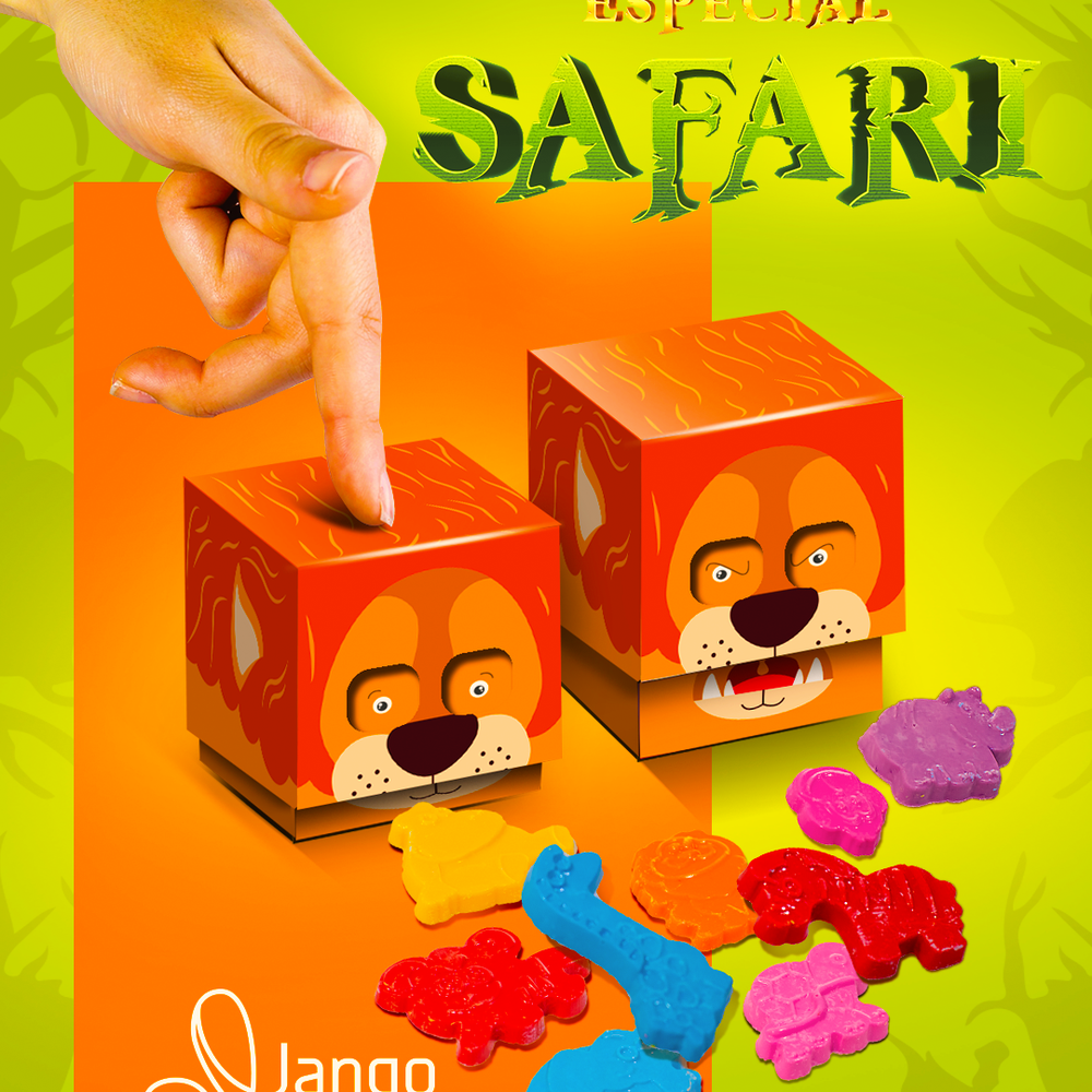 Embalagem Leão Safari (10 unidades) Embalagem Leão Safari (10 unidades)