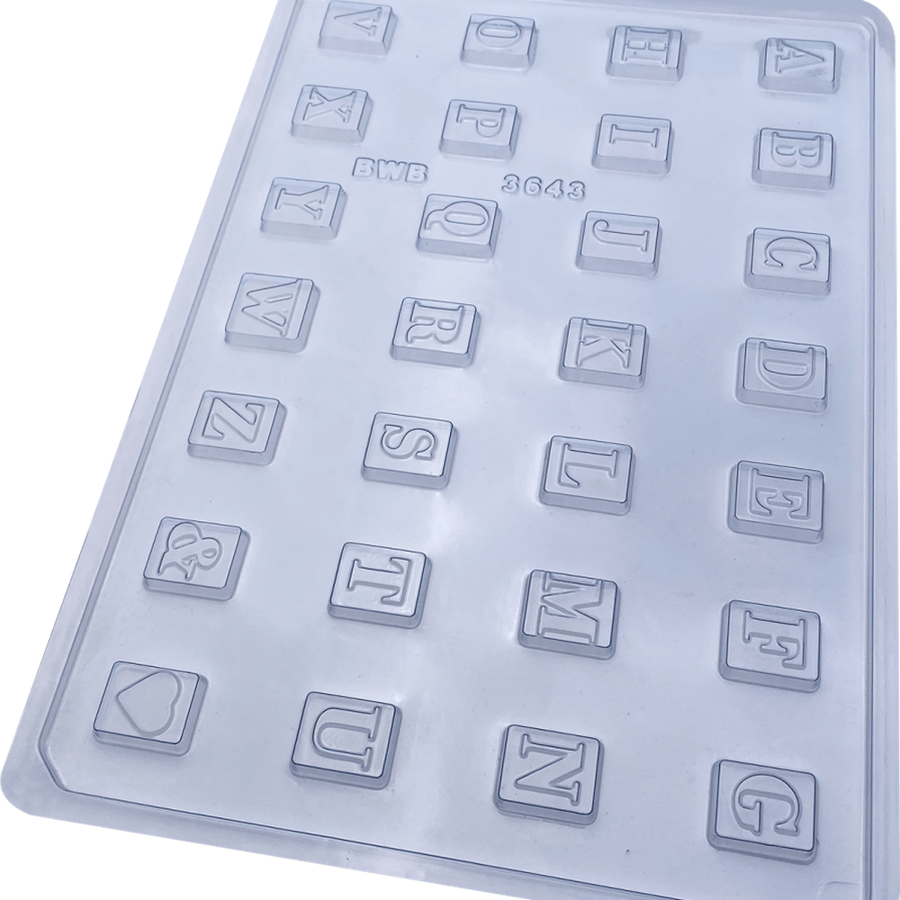 Forma BWB Simples 3643 Tablete Alfabeto (unidade) Forma BWB Simples 3643 Tablete Alfabeto (unidade)