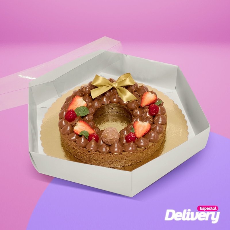 Caixa para Torta/Sobremesa Sextavada Branca 28,5X28,5X9cm (10 unidades) Caixa para Torta/Sobremesa Sextavada Branca 28,5X28,5X9cm (10 unidades)