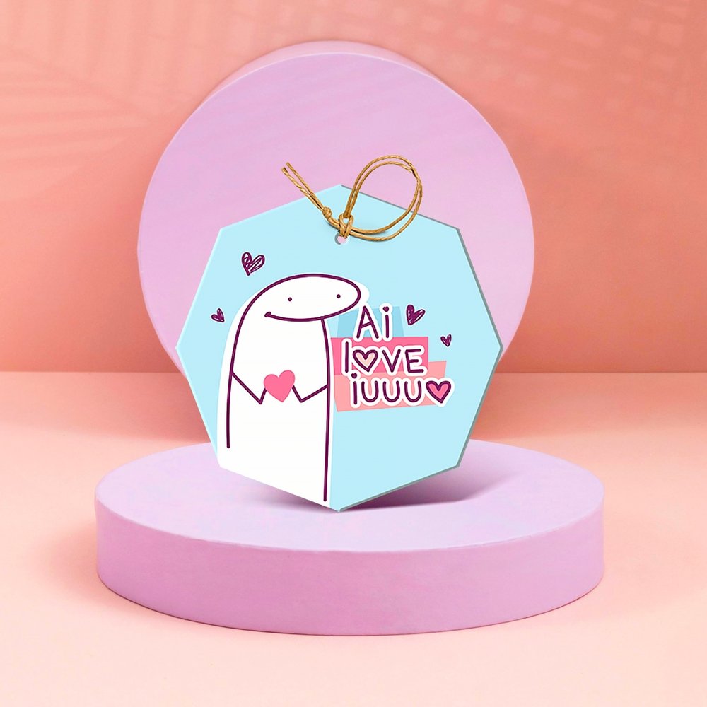 Tags "Ai Love Iuuu" - Linha Florks (20 unidades) Tags "Ai Love Iuuu" - Linha Florks (20 unidades)