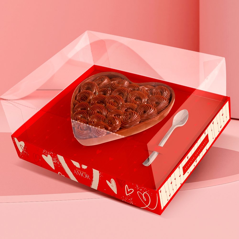 Caixa Coração Ajustável 200g-500g Corações (10 unidades) Caixa Coração Ajustável 200g-500g Corações (10 unidades)