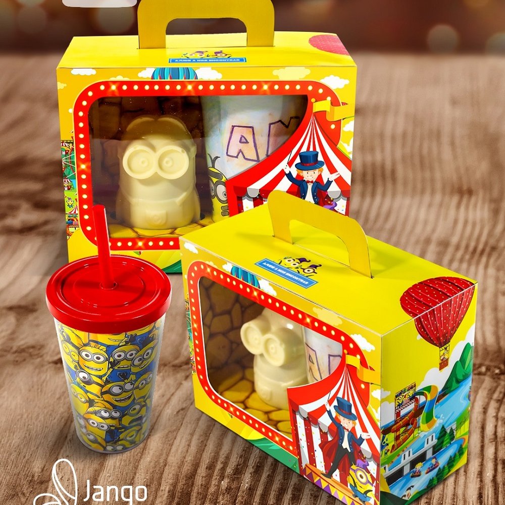 Kit completo Caixa + Copos Minions Kids (5 unidades) Kit completo Caixa + Copos Minions Kids (5 unidades)