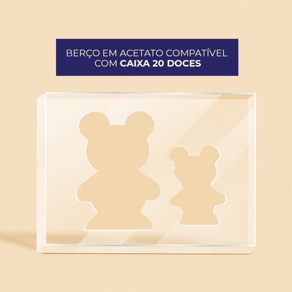 Berço de Acetato Ursos (10 unidades) Berço de Acetato Ursos (10 unidades)