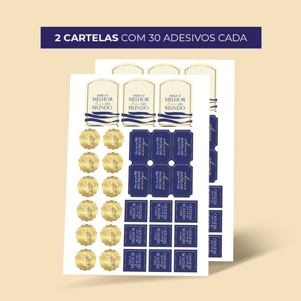 Cartela de Adesivos Capri (unidade) Cartela de Adesivos Capri (unidade)