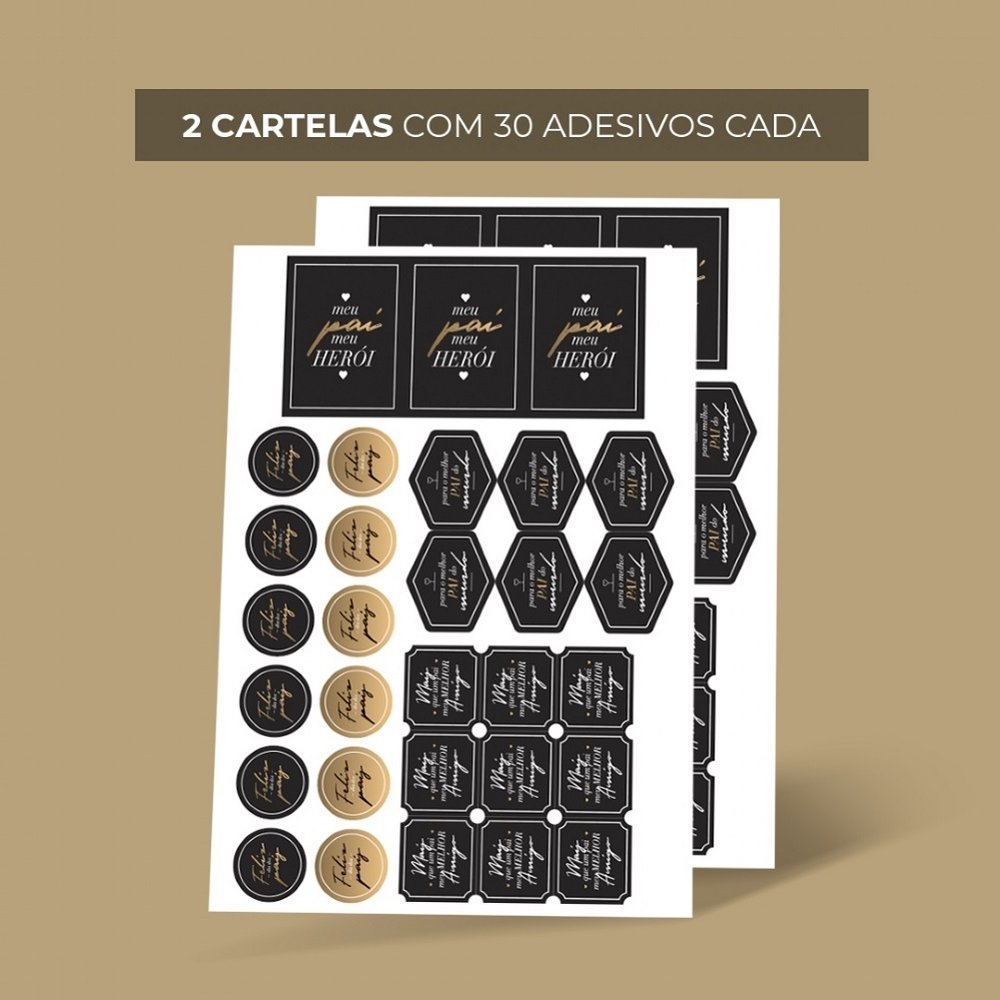 Cartela de Adesivos Onyx (unidade) Cartela de Adesivos Onyx (unidade)