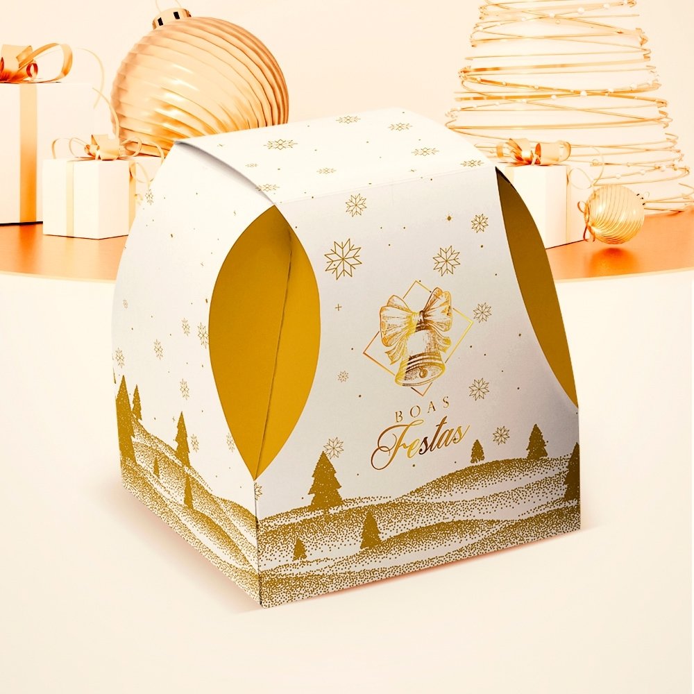 Caixa para Panetone Celebre (10 unidades) Caixa para Panetone Celebre (10 unidades)