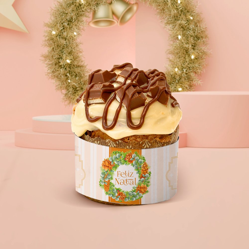 Cinta para Mini Panetone Harmonia (20 unidades) Cinta para Mini Panetone Harmonia (20 unidades)