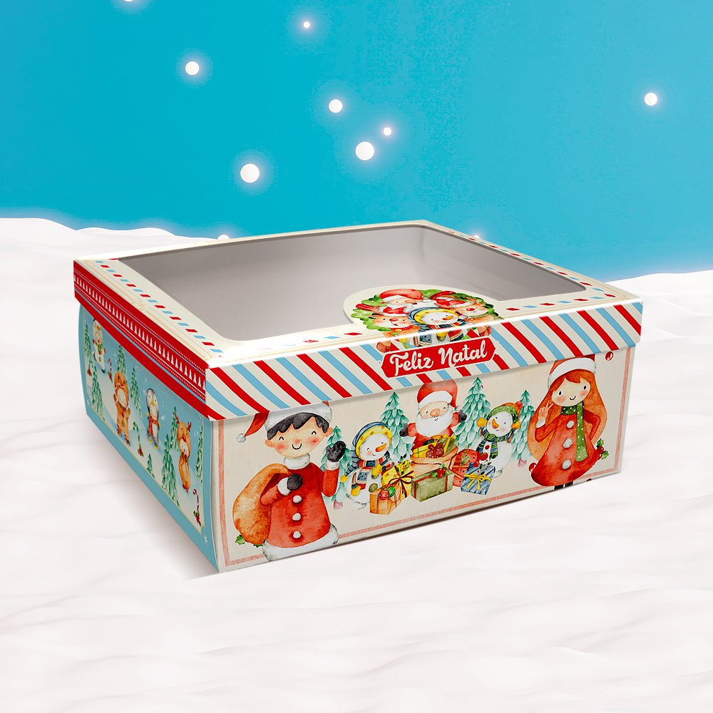 Caixa Kit Confeiteiro Linha Jingle Bell Natal - 01 unidade - Rizzo