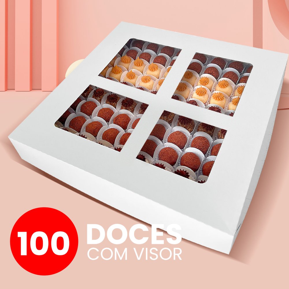 100 Salgados OU 100 Docinhos OU 100 Chocolates!