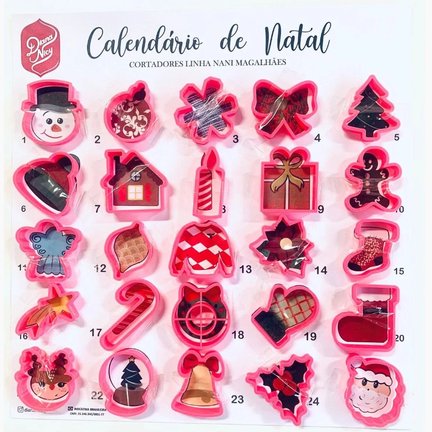 Forma Decorativa Blister Quebra-Cabeça Natal - Noite de Natal