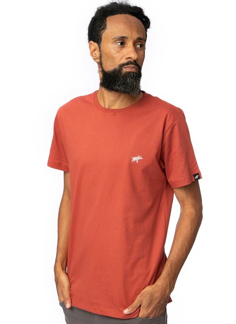 camiseta masculina algodao basica elefante madeira 00001b