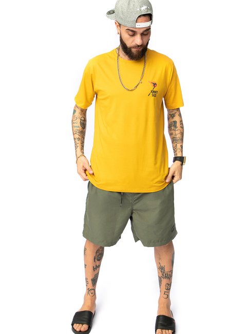 camiseta amarela fire jonny size 00116a