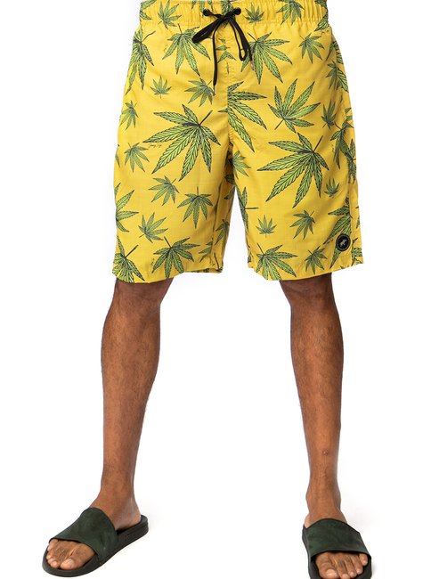 shorts praia boxer js longa rasta full print cannabis 0035a