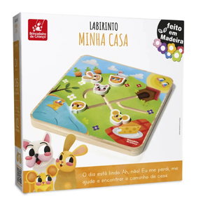 Jogo Educativo Bingo Letras Madeira 90 Peças Infantil - 705