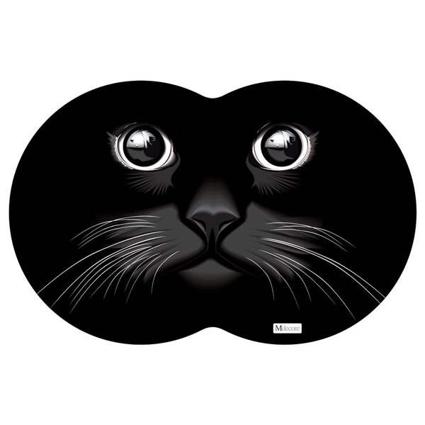 1 Peça Gato Preto, Pegada De Pata, Gatinho, Caneca De Gato, Tapete De Mouse  Impresso Em 3d Para Jogos 30x60cm