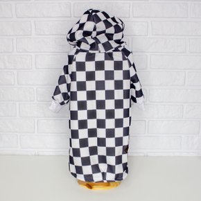 Moletom xadrez shop preto e branco