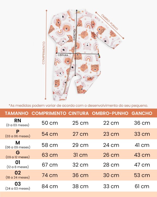 MACACAO BEBE MENINA ONCINHA - Moda Bebê - Pequeno Charme - Loja de Roupas para  Bebês