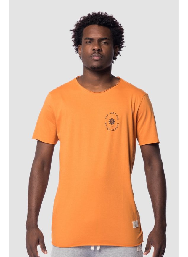 6083 camiseta retro groovy laranja kartter frente