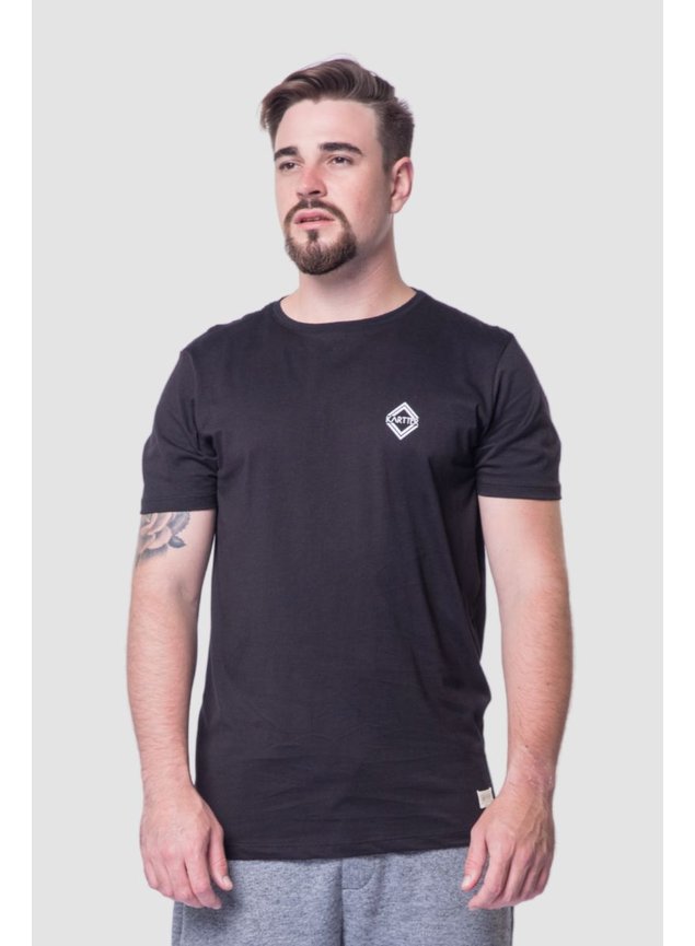 7001 camiseta oversized preto contraste kartter frente