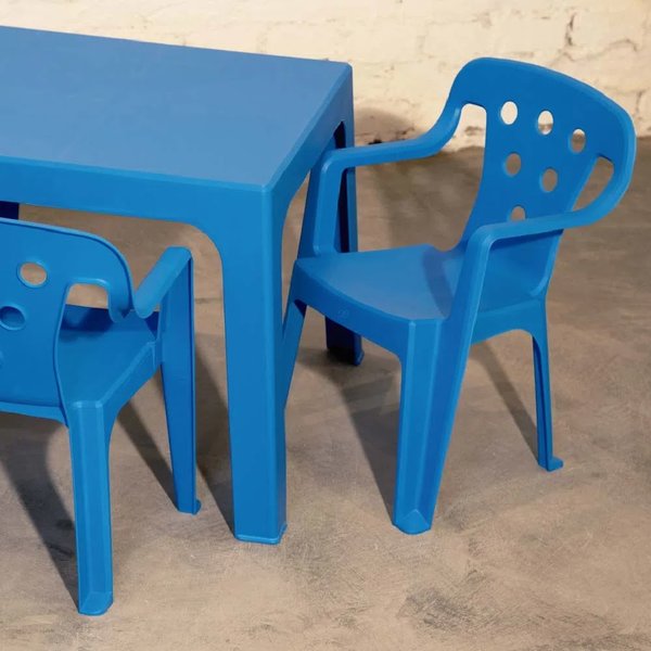 Mesa Infantil Azul - A214 - Zé do Plástico