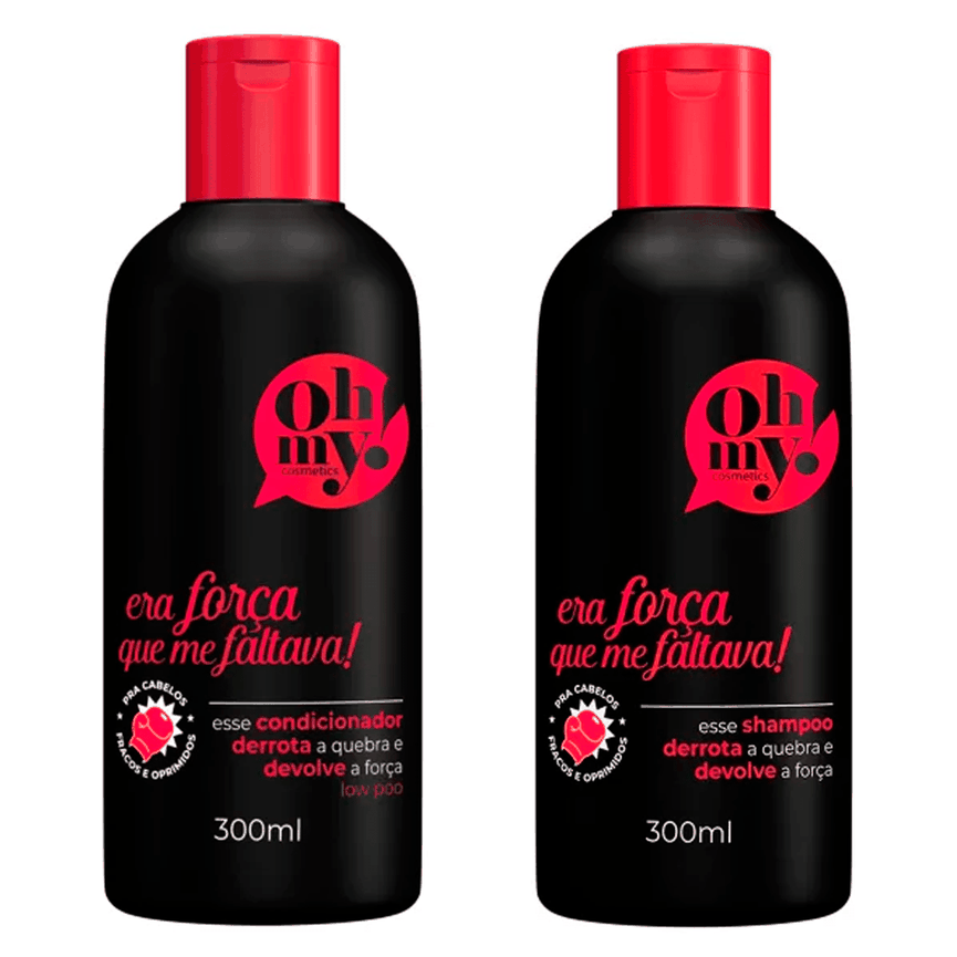 Kit Shampoo + Condicionador Oh My Era Força Que Me Faltava Kit Shampoo + Condicionador Oh My Era Força Que Me Faltava