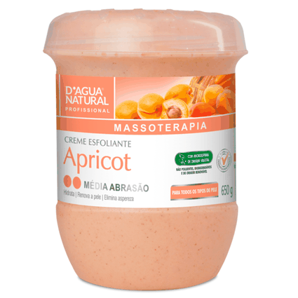 Creme Esfoliante Apricot Média Abrasão D'agua Natural