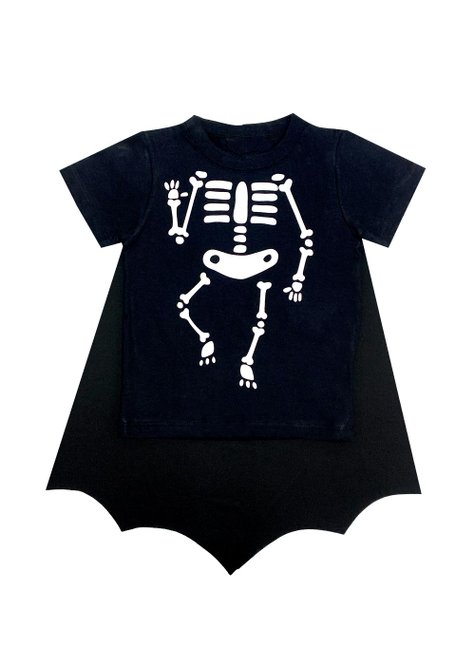 01 camiseta menino esqueleto halloween kidstok