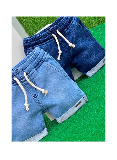 01 bermuda menino moletinho jeans mox