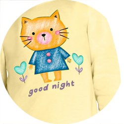 02 pijama menina moletom flanelado gatinho brilha no escuro kyly