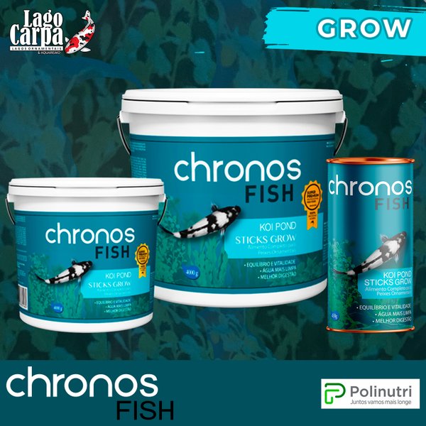 Ração Chronos Fish Koi Sticks Grow Ração Chronos Fish Koi Sticks Grow