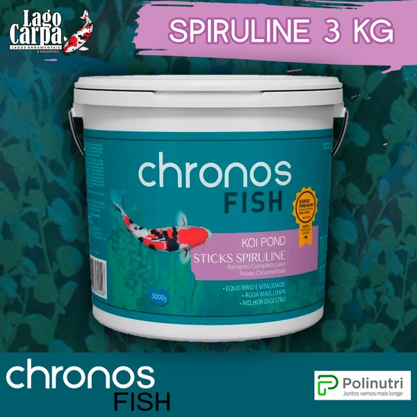 Ração Chronos Fish Koi Sticks Spiruline Ração Chronos Fish Koi Sticks Spiruline