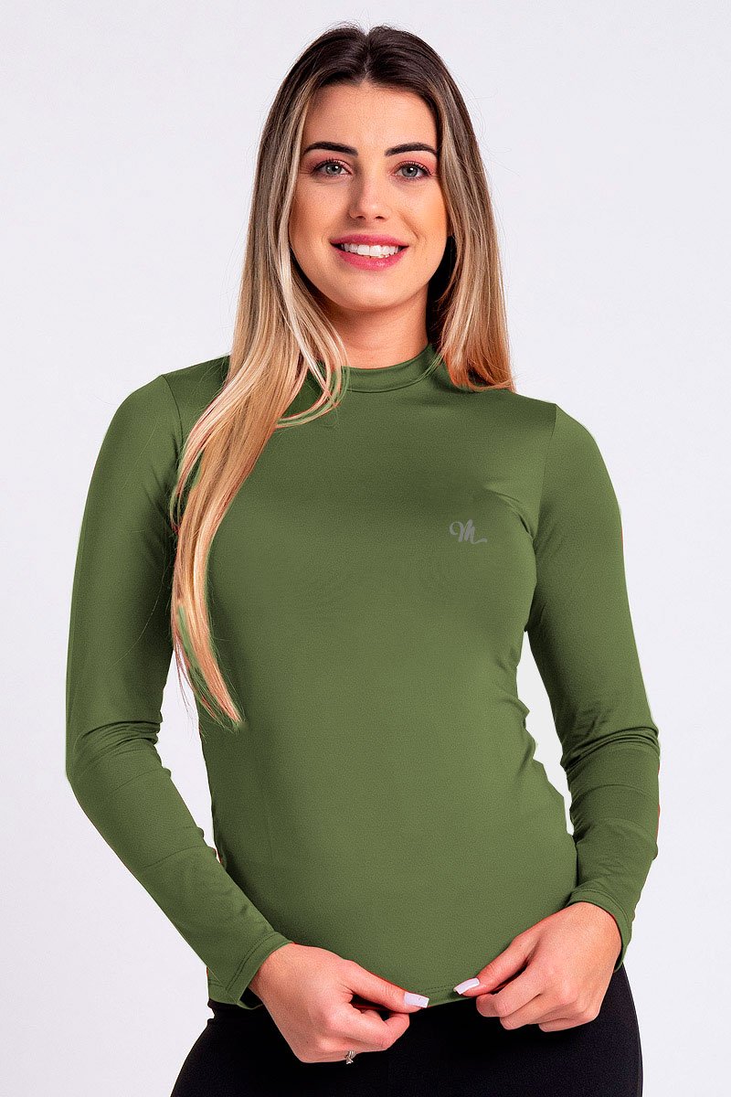 Camisa termica corrida store feminina