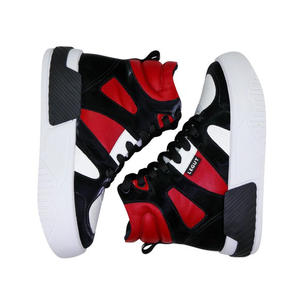 Tenis preto com vermelho feminino hotsell