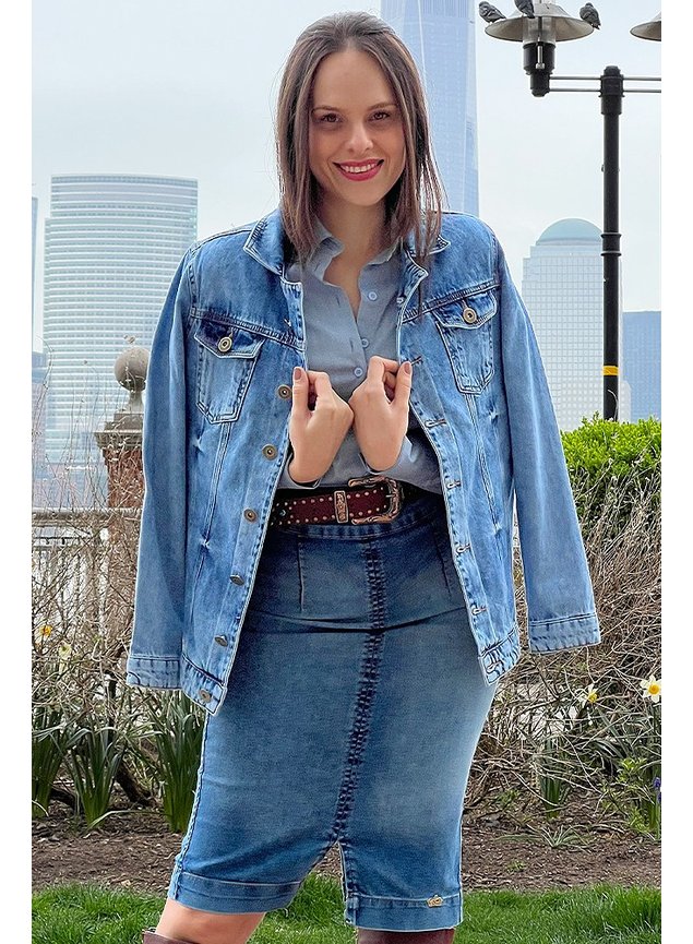 1 maxi jaqueta jeans ariane frente