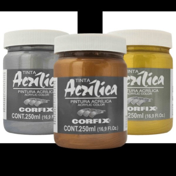 Tinta Acrílica Corfix 250ml Iridescente Tinta Acrílica Corfix 250ml Iridescente