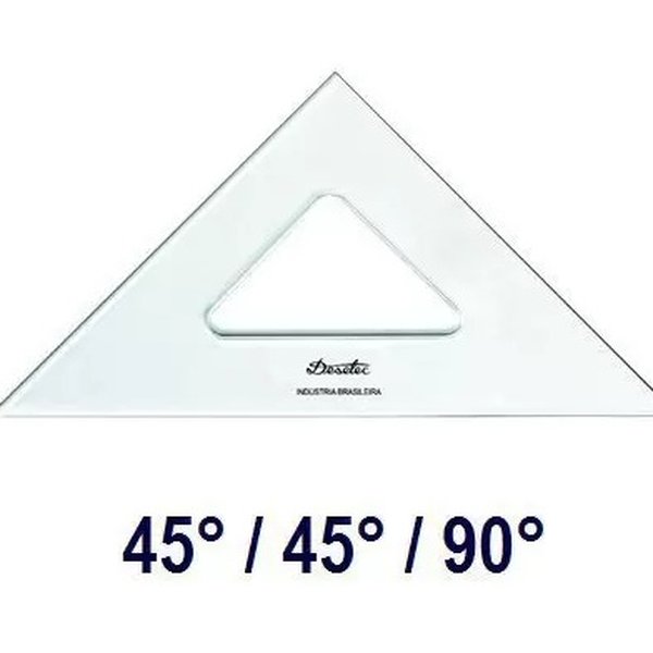 Esquadro Trident 45º/45º/90º Esquadro Trident 45º/45º/90º