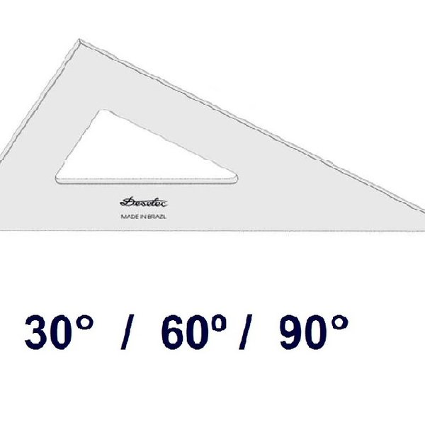 Esquadro Trident 30º/60º/90º Esquadro Trident 30º/60º/90º