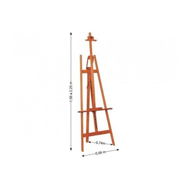 Cavalete Pintura Trident Modelo 12034 Cavalete Pintura Trident Modelo 12034
