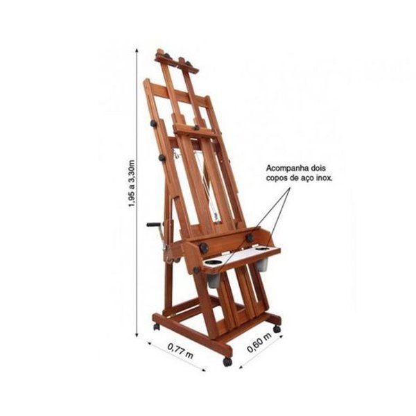 Cavalete Pintura Trident Modelo 12325 Cavalete Pintura Trident Modelo 12325