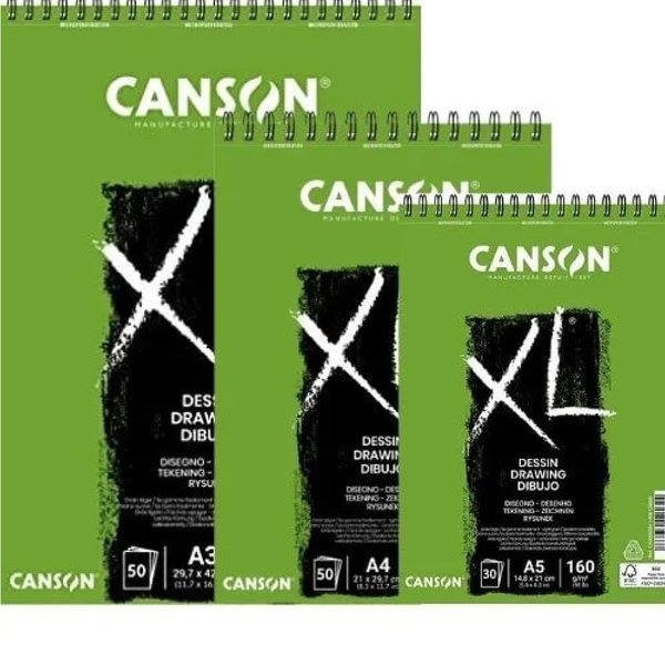 Bloco Canson XL Dessin C/30 Folhas 160GR Bloco Canson XL Dessin C/30 Folhas 160GR