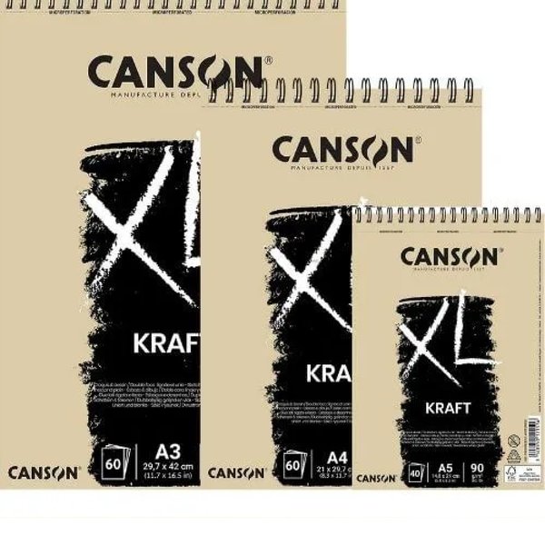 Bloco Canson XL Kraft C/40 Folhas 90GR Bloco Canson XL Kraft C/40 Folhas 90GR