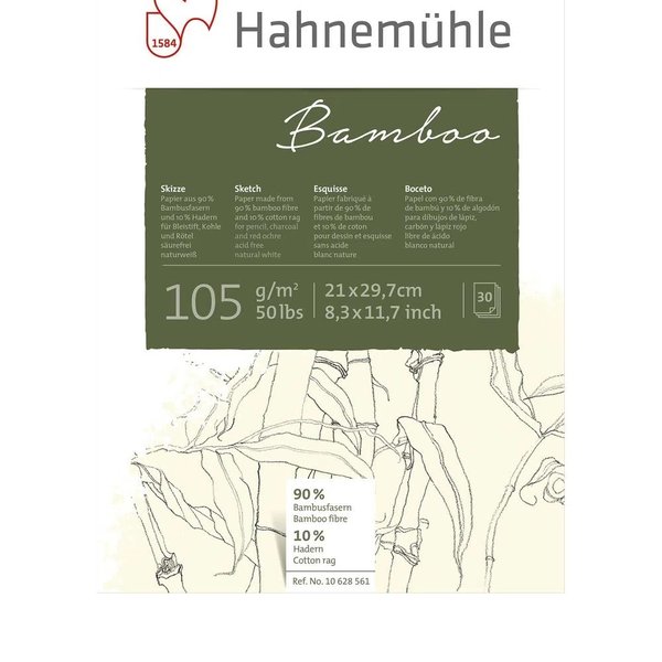 Bloco Hahnemühle Bamboo C/30 Folhas 105GR Bloco Hahnemühle Bamboo C/30 Folhas 105GR