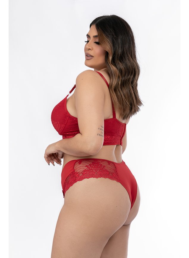 Roupa íntima feminina plus size, lingerie super sexy de renda