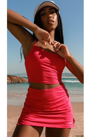 Saia rosa hot sale choque