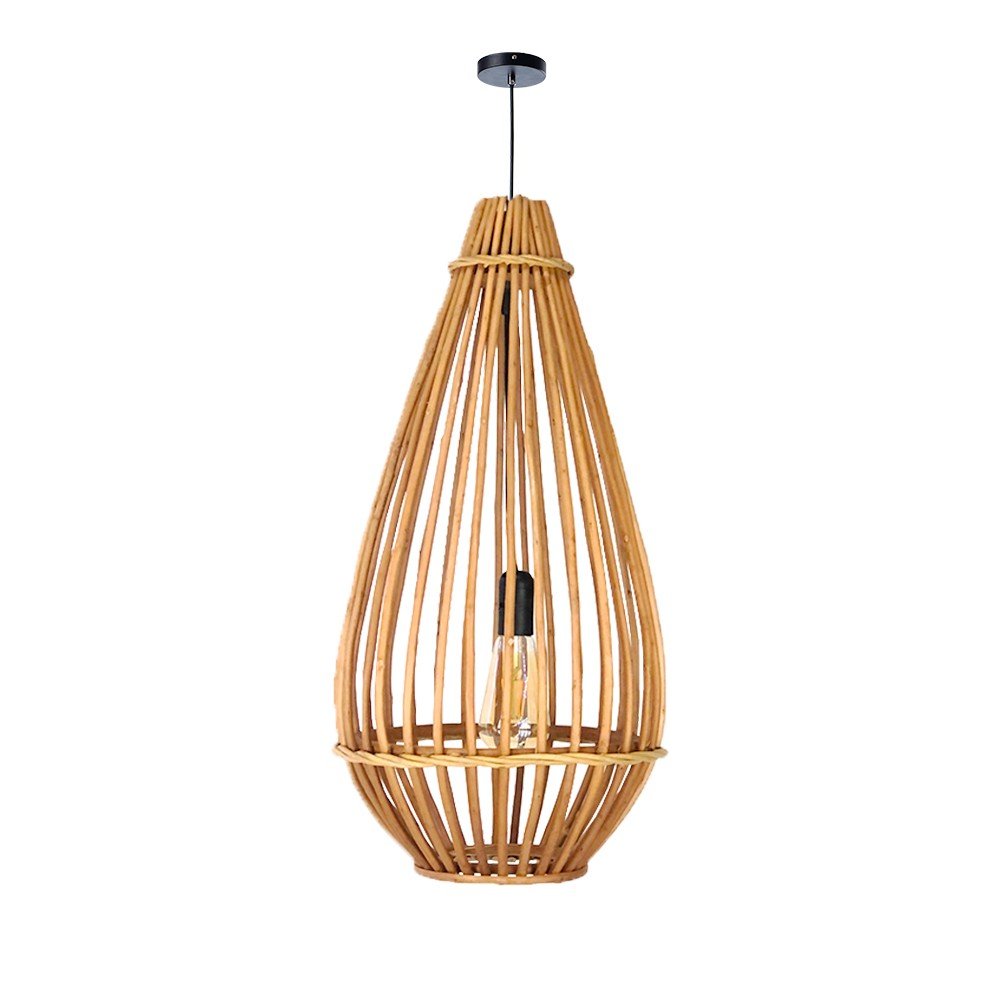 Lustre Pendente Lili Casa e Construção Vime Gota G 70cm