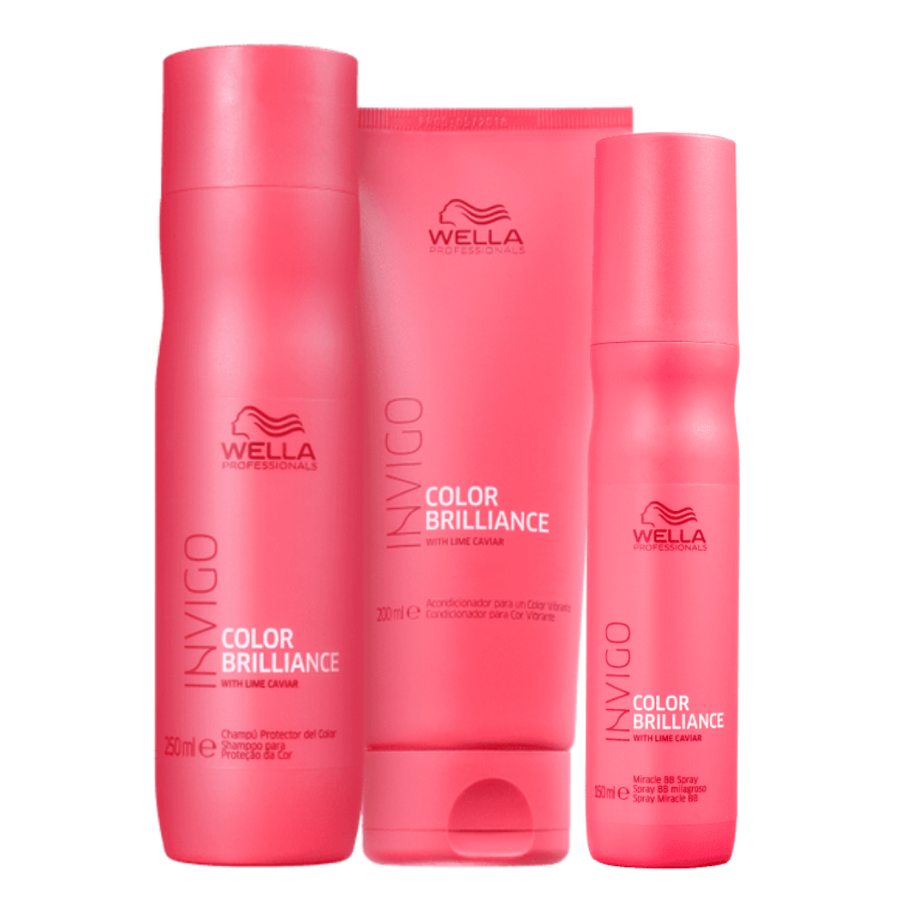 Kit Wella Brilliance Sh 250ml + Cond 200ml + Leave-in 150ml