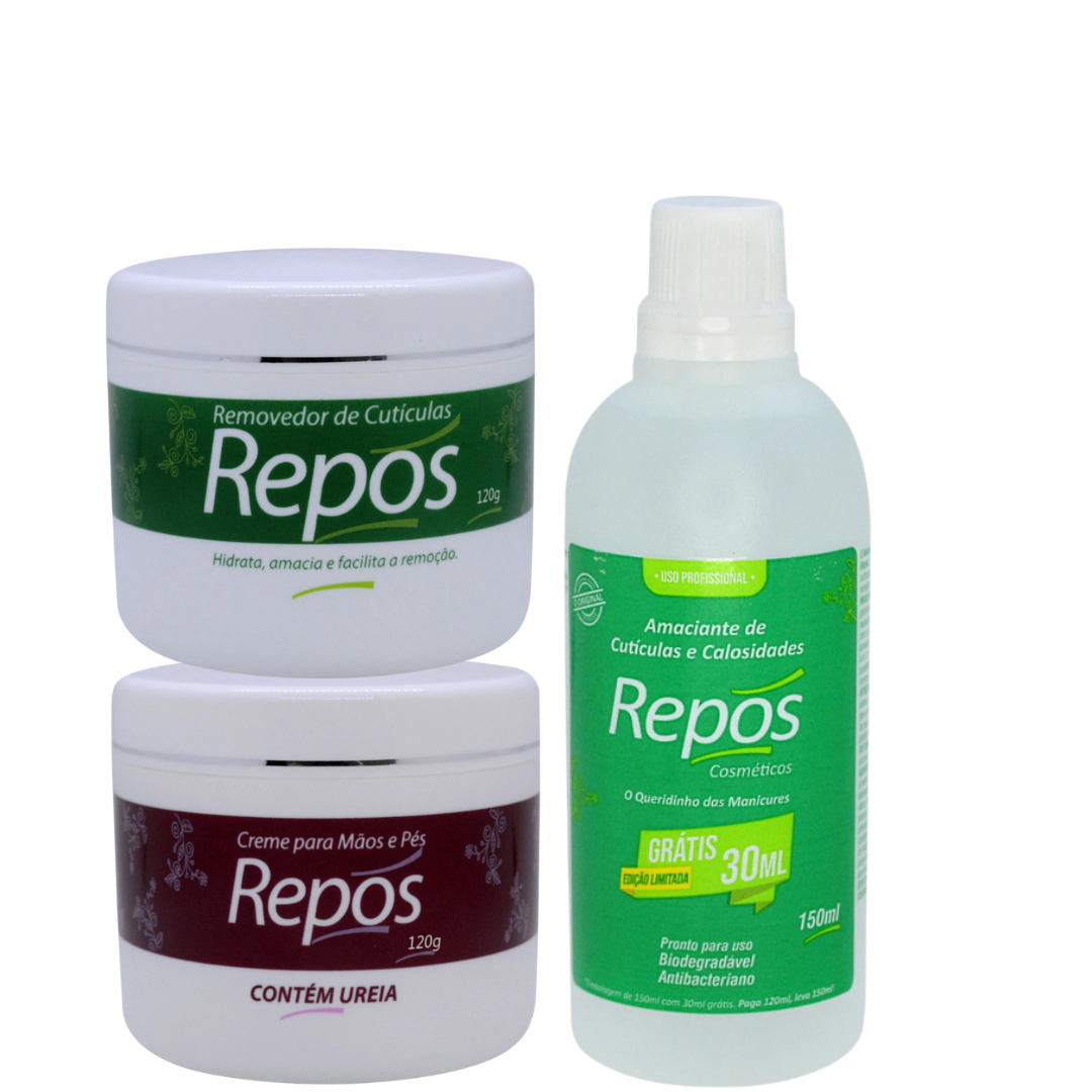 Kit Repos Amaciante Removedor Creme De Ur Ia